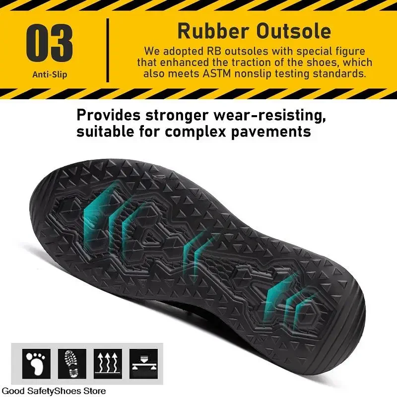Safety Shoes For Men Work Sneakers - Image 4