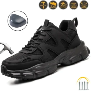 Work Sneakers Steel Toe Men Safety Shoes