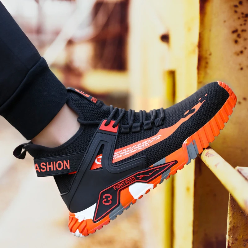 High Top Man Boots Safety Protective Shoes - Image 4