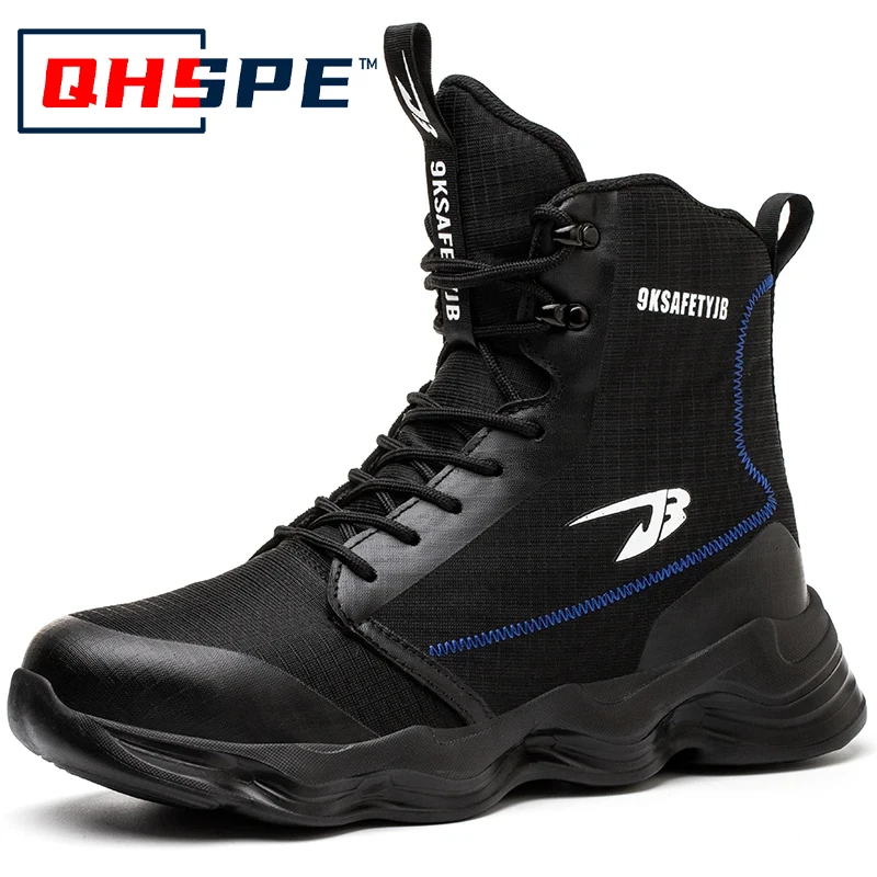 Safety Shoes Men Boots High Top Work Sneakers - Image 2