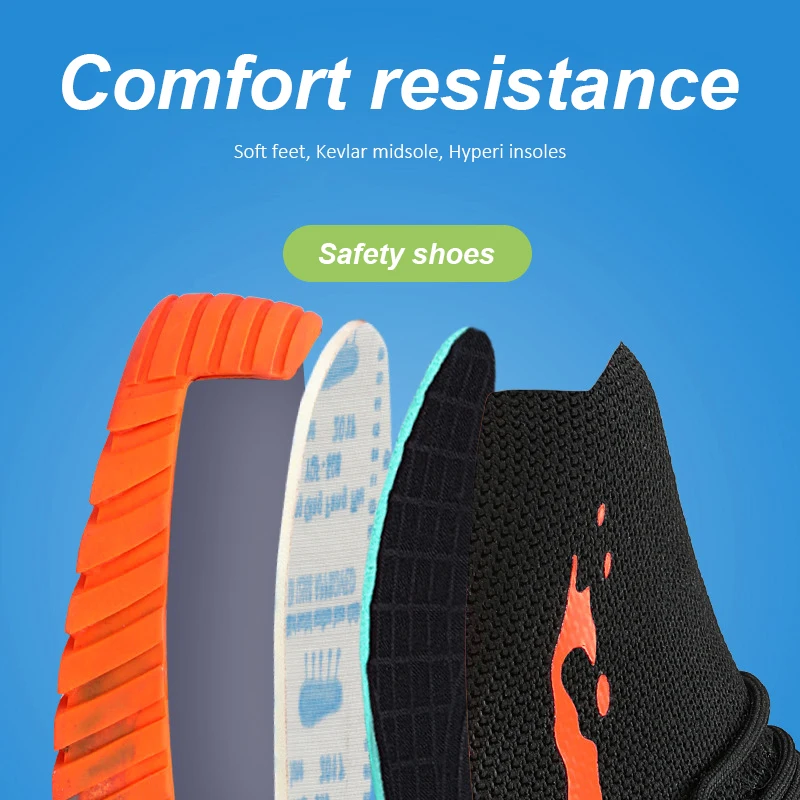 High Top Man Boots Safety Protective Shoes - Image 3